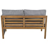 thumbnail of Merax Gartenlounge-Set für 8 Personen, Gartenmöbel Sitzgruppe(7-tlg), mit Seilgeflecht, Akazie, Grau