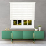 thumbnail of WellHome - Polyester Dag/Nacht Rolgordijn 90 x 175 cm (Breedte x Hoogte) Gebroken Wit