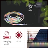 thumbnail of Paulmann LED Stripe Solar 3m inkl. Dämmerungssensor und Akku 3m beschichtet IP44 0,3W  16 LEDs/m RGB  78897
