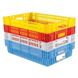 thumbnail of GILAC Caisse ajourée empilable emboîtable HACCP 600 x 400 - 27 L - Bleu G180210