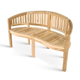 thumbnail of Gartenbank Bananenbank Teak 150 cm 3 Sitzer Bananenbank BANANA