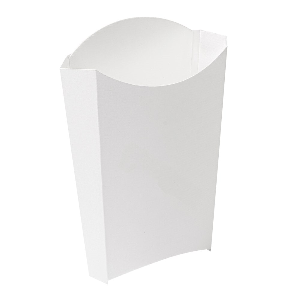 Garcia de Pou 1200 Unità - Scatoline Per Fritti 'Thepack' 190 G 230 G/M2 14,5X9,5X18 Cm Bianco Cartone Ondulato A Nano-Micro