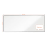 thumbnail of Nobo Magnetisch stalen whiteboard 3000x1200mm met hoekbevestiging