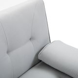 thumbnail of HOMCOM Divano Letto 3 Posti Stile Nordico Reclinabile con Tavolino