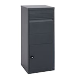 thumbnail of Caixa de encomendas HWC-G80, caixa de encomendas Caixa de correio em pé Caixa de correio tamanho L ~ antracite galvanizado