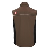 thumbnail of Nitras Motion Tex Light Softshellweste | braun | Arbeitsweste Gr. 3XL