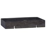 thumbnail of vidaXL Wandwaschbecken Schwarz 38x24x6,5 cm Marmor