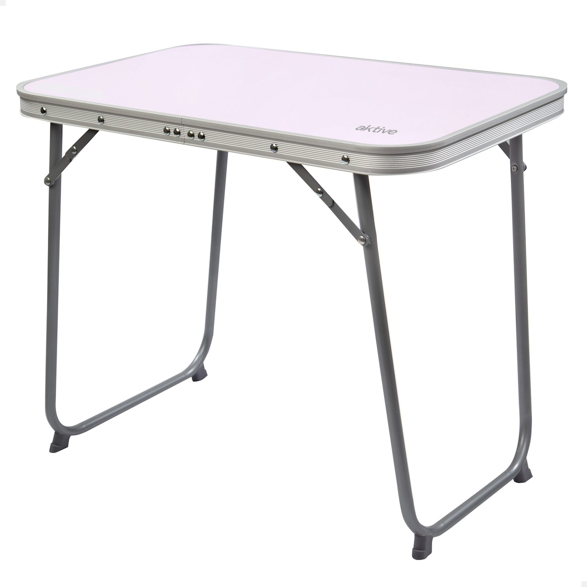 Mesa plegable de acero para camping Aktive