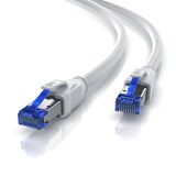thumbnail of Primewire Patchkabel CAT 8 mit Baumwollummantelung - Gigabit Ethernet LAN Kabel - 40 Gbit/s - S/FTP PIMF Schirmung - Netzwerkkabel - 20m