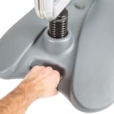 thumbnail of tectake Panneau publicitaire double face A1 avec base lestable - gris - 400981