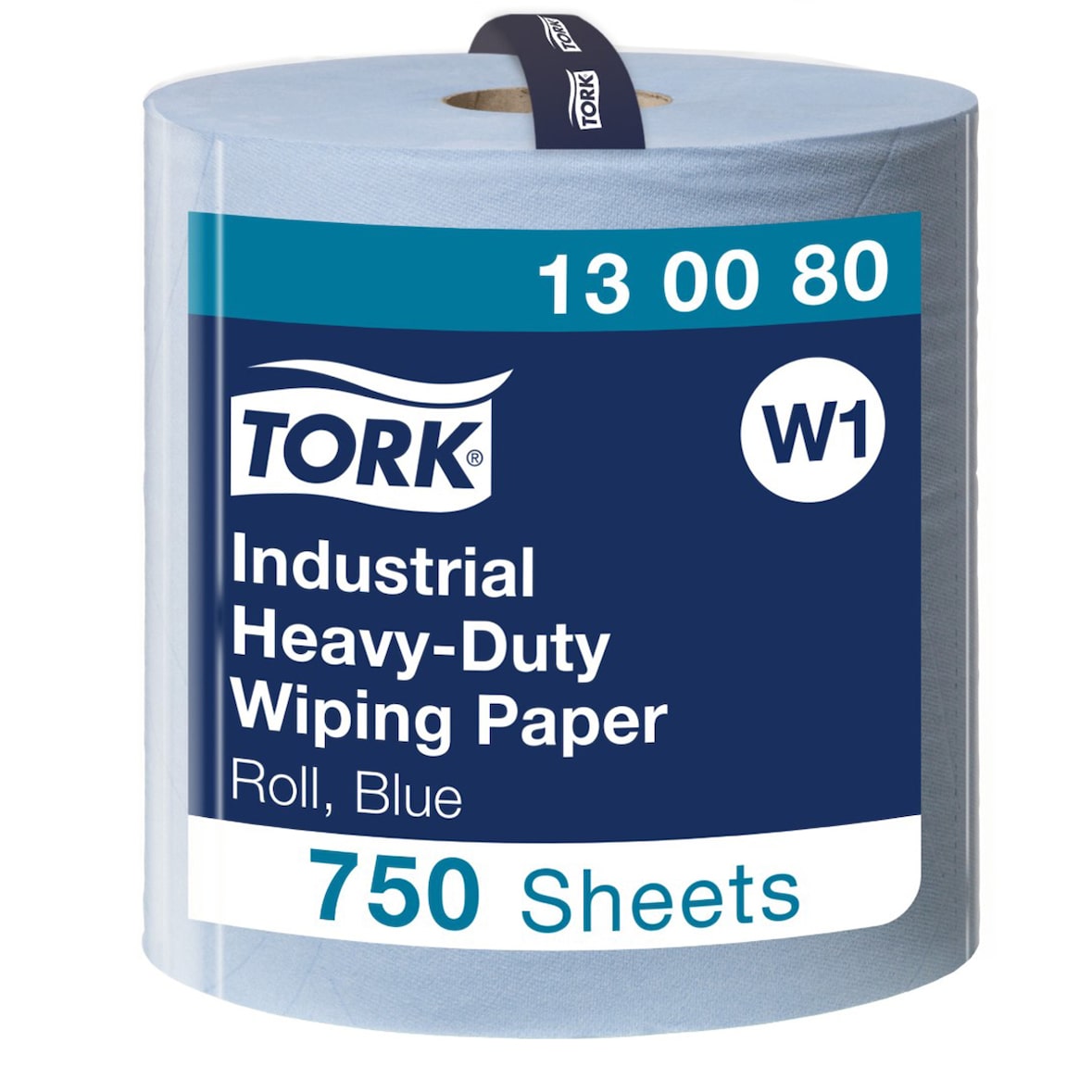 TORK | Papel de Secado Industrial Ultrarresistente Azul W1 (cod.130080) - Saco 1 ud.
