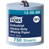 thumbnail of TORK | Papel de Secado Industrial Ultrarresistente Azul W1 (cod.130080) - Saco 1 ud.
