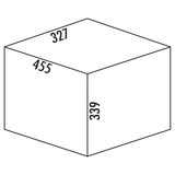 thumbnail of Naber Clap 3/500-3, Abfallsammler für Drehtüren, anthrazit 8011455