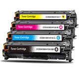 thumbnail of Gigao Toner-Set für HP LaserJet Pro 300 Series - CE410X/CE411A-CE413A (305X/305A) - 4er Set