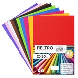 thumbnail of Fieltro para Manualidades, Fieltro de Colores, Suave y Flexible, 20x30cm - m-office (surtidos, 40 uds)