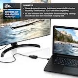 thumbnail of CSL HDMI Typ C (Mini) zu VGA & 3,5mm-Klinke, Full HD Mini HDMI auf VGA Video/Audio Adapter