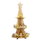 thumbnail of Weihnachts- Holz Etagere 3 Etagen Servierständer Weihnachtsdeko H60cm