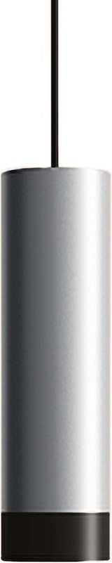 thumbnail of Tubotto 8W 3000K LED-Pendelleuchte aus schwarz und silber eloxiertem Aluminium, modulares Design für elegante und moderne Innenbeleuchtung