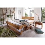 thumbnail of Cama con vigas KAWOLA TOMA abeto macizo 180x200 cm