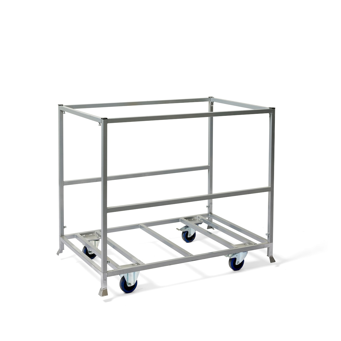 Chariot de transport - Pour réfrigérateur coffre - 4 roulettes - Argent - Veba