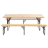 thumbnail of Houten tafelset voor 8/10 personen 220 cm Oviala