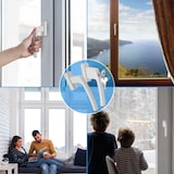 thumbnail of Abschließbare Fenstergriffe ergonomisch Aluminium 6 Stück