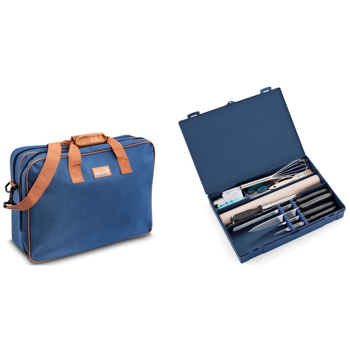 DEGLON Mallette de cuisine + sac bleu 30 pièces Deglon