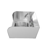 thumbnail of Pia de parede profissional em aço inox 407x415 mm, fácil de limpar, robusta - Equipementpro