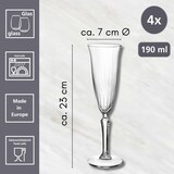 thumbnail of Ritzenhoff & Breker Perpetuo Sektglas 190 ml 4er Set