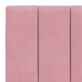 thumbnail of vidaXL Bettgestell mit LED-Leuchten Rosa 90x190 cm Samt