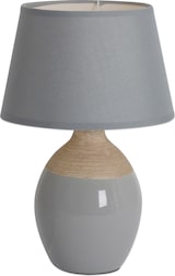 thumbnail of Näve Keramik Tischleuchte "Talia" h:31cm grau rund