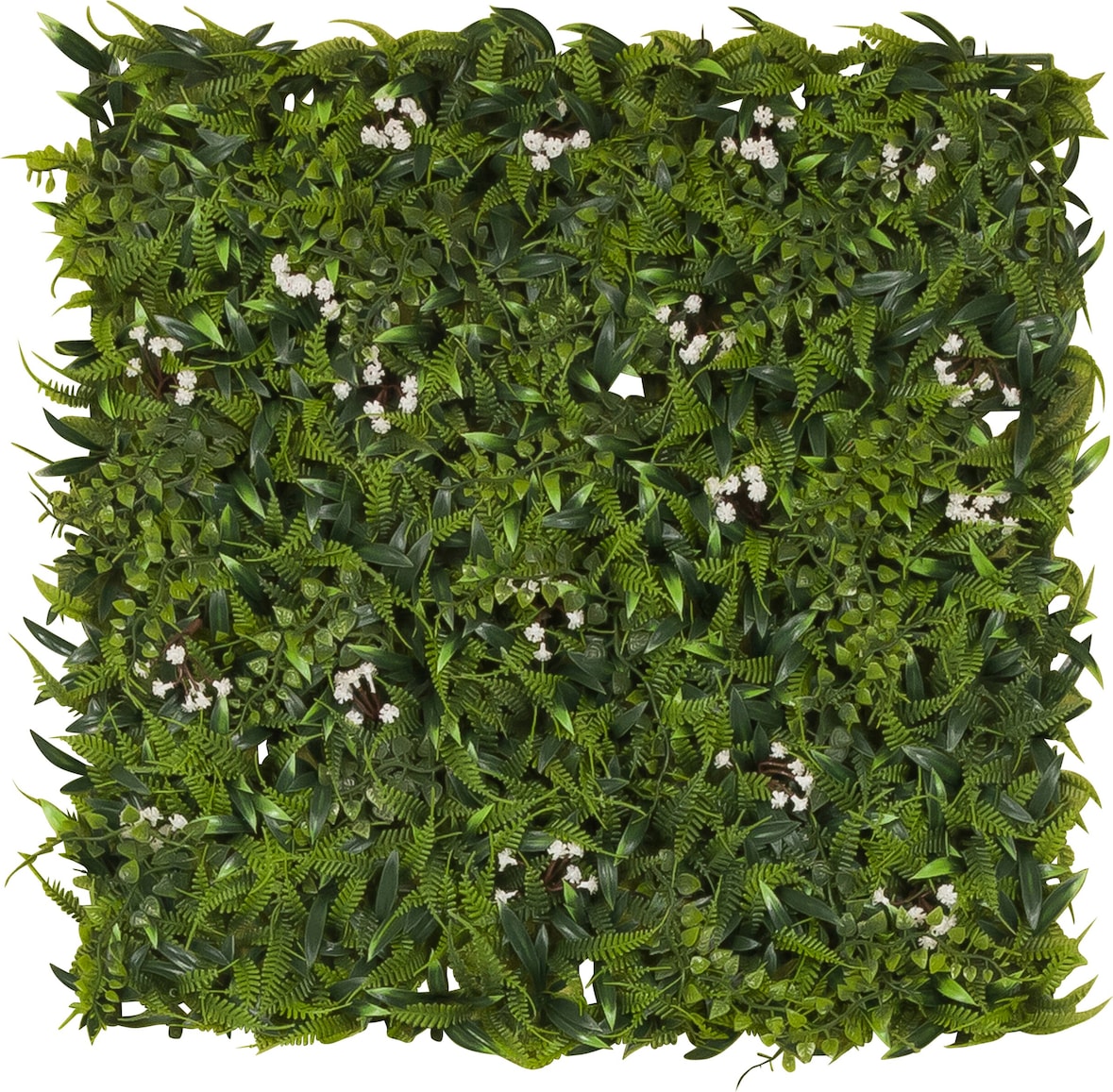 Pflanzenmatte /-wand MORE GREEN I 50 x 50 Kunststoff grün hjh OFFICE