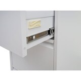 thumbnail of Hängeregisterschrank | HxBxT 134x46x62 cm | Format Legal + A4 abschließbar | Weiß | Aktenschrank Büroschrank Stahlschrank
