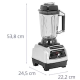 thumbnail of Royal Catering Liquidificador de copo - 1500 W - 2 l - modo pulsar - 24500 rpm -