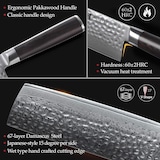 thumbnail of XinZuo - Damascus Nakiri mes - B1H He series