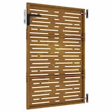 thumbnail of Puerta de jardín acero corten diseño cuadrado 85x150 cm