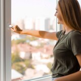 thumbnail of Fenstergriffe weiß 6 Stück Aluminium Terassentürgriff außen Fenstergriff Balkontürgriff Griff