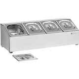 thumbnail of Royal Catering - GN bovenblad - incl. 4 GN 1/6 bakken met deksel