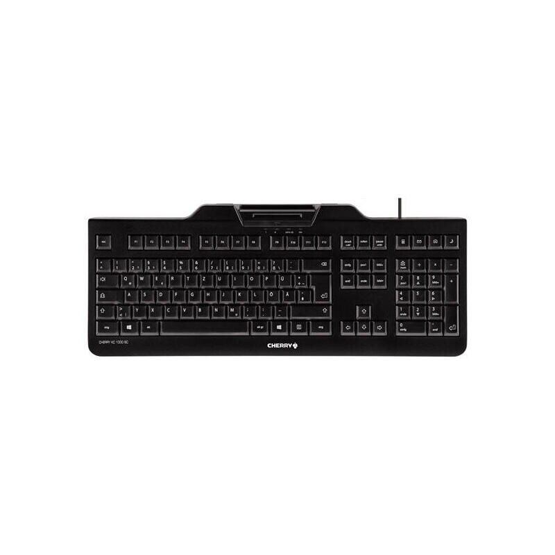 Cherry Kc 1000 Sc Teclado Usb Qwertz Suizo Negro