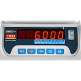 thumbnail of TEM Tischwaage - geeicht - 3 kg / 1 g - 6 kg / 2 g - 19,5 x 24,5 cm - LED