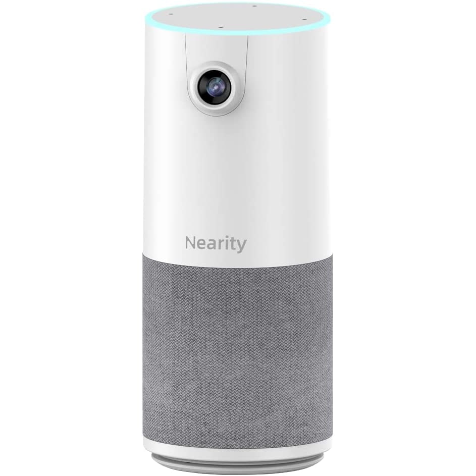 Nearity-Sistema de videoconferencia con resolución FullHD,Matriz de 4 micrófonos y Altavoz omnidireccional.