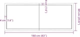 thumbnail of vidaXL Tischplatte 160x60x(2-4) cm Massivholz Behandelt Baumkante