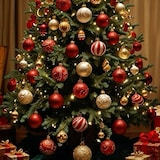 thumbnail of WellHome - Conjunto de 16 Bolas de Natal Vermelhas Ø3,5cm - Brilhante e Fosco