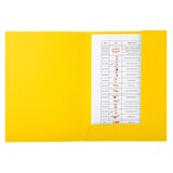 thumbnail of Exacompta 445009E 50x Aktenmappe mit Beschriftungsfeld und 2 Klappen aus Recyclingkarton 290g Forever, 24x32cm - Gelb