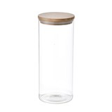 thumbnail of San Ignacio - Set van 3 borosilicaatglazen potten (0,6/1,4/2,1 L) voor voedselopslag - Natur