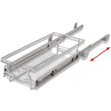 thumbnail of vidaXL Einbauschublade Korbauszug 2 Stk. Silbern 300 mm