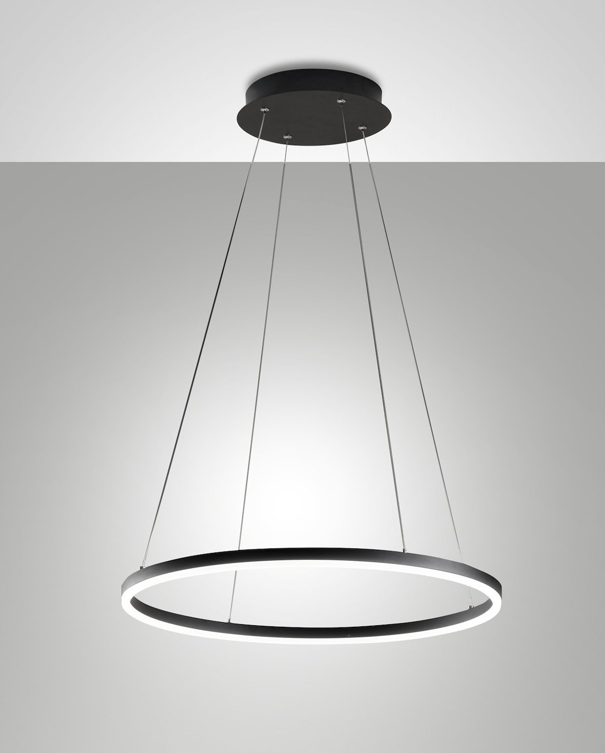 GIOTTO LED-Pendelleuchter 36W schwarz 3508-40-101 Fabas Luce