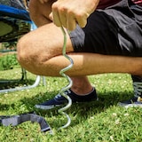 thumbnail of 8tlg. Bodenanker-Set - 4 Bodenanker + 4 Spanngurte