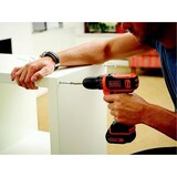 thumbnail of Black and Decker Taladro Atornillador BDCDD12KB-QW 10,8V 26Nm, portabrocas 10mm, 0 - 550 rpm. Incluye 2 baterías 1,5Ah de Litio, cargador y maletín