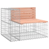 thumbnail of vidaXL Gartenbank aus Gabionen 184x71x65,5 cm Massivholz Douglasie